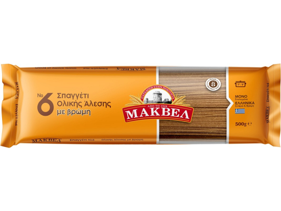 VOLLKORNGRIESS SPAGHETTI No 6 500 g